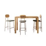 Table haute Edene en chêne massif 4 à 6 personnes