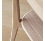 Ensemble de 2 Chaises en bois de chêne Abel H 85 x L 48 x P 49 cm