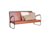 Banc Key Wood en acacia massif, 3 places