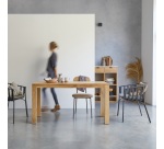 Table rectangulaire Edene en chêne massif 4 à 6 personnes