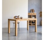 Table rectangulaire Edene en chêne massif 4 à 6 personnes