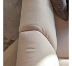 Canapé d'angle gauche Finn en tissu, 4 places, écru