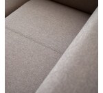 Canapé d'angle droit Finn en tissu, 4 places, gris taupe