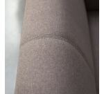 Canapé droit Finn en tissu, 3 places, gris taupe