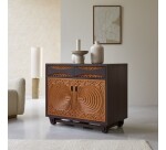 Buffet en acajou massif L 93 cm Frida