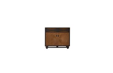 Buffet en acajou massif L 93 cm Frida