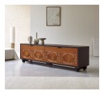Meuble TV Frida en acajou massif L 200 cm