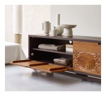 Meuble TV Frida en acajou massif L 200 cm