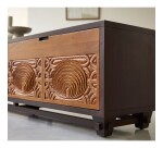 Meuble TV Frida en acajou massif L 200 cm