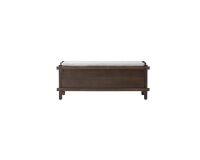Bout de lit en manguier massif Arko H 48 x L 120 x P 40 cm