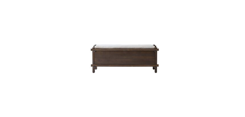 Bout de lit en manguier massif Arko H 48 x L 120 x P 40 cm