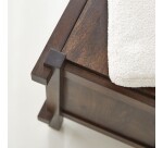 Bout de lit en manguier massif Arko H 48 x L 120 x P 40 cm