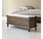 Bout de lit en manguier massif Arko H 48 x L 120 x P 40 cm