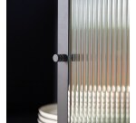 Vitrine Antonin en métal H 170 cm, noir