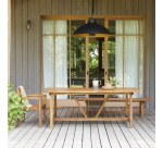Table de jardin Alba en acacia massif 6 personnes