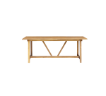 Table de jardin Alba en acacia massif 6 personnes