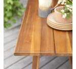 Table de jardin Alba en acacia massif 6 personnes