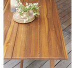 Table de jardin Alba en acacia massif 6 personnes