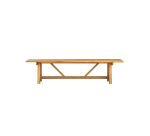 Banc de jardin en acacia massif alba