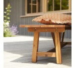 Banc de jardin en acacia massif alba