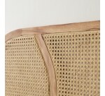 Tête de lit en tiges de rotin et mindi Bille H 80 x L 160 x P 3 cm