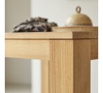 Table carrée Edene en teck massif L 90 x P 90 cm,  2 à 4 personnes