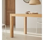 Table rectangulaire Edene en teck massif L 150 x P 75 cm, 6 personnes