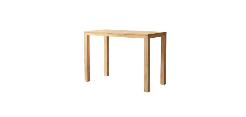 Table haute Edene en bois de teck massif L 150 x P 75 cm