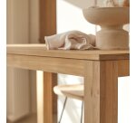 Table haute Edene en bois de teck massif L 150 x P 75 cm