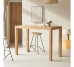 Table haute Edene en bois de teck massif L 150 x P 75 cm