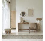 Bureau en bois de chêne massif L 160 cm Edene