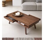 Table basse Niels en acacia massif