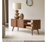 Meuble tv en acacia massif 150 cm niels