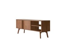 Meuble tv en acacia massif 150 cm niels