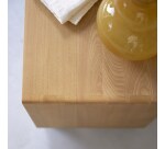 Chevet en orme massif et cannage luis