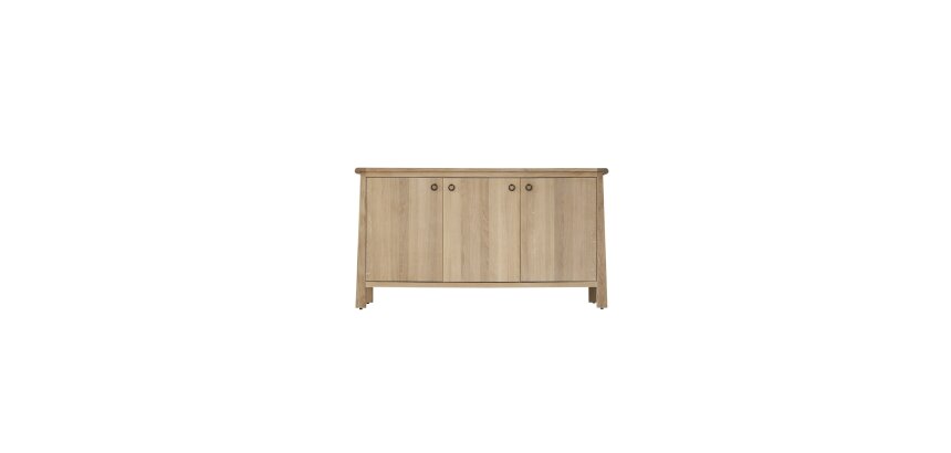 Buffet en chêne massif 180 cm Volute