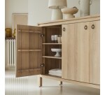 Buffet en chêne massif 180 cm Volute