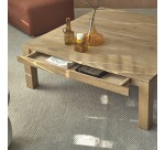 Table basse carrée Edene en chêne massif