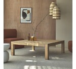 Table basse carrée Edene en chêne massif