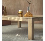 Table basse carrée Edene en chêne massif