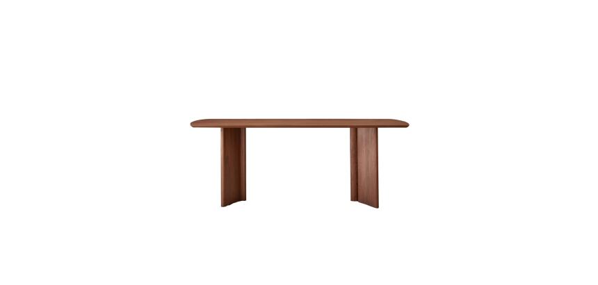 Table Suzanne en acacia massif 6 personnes