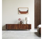 Meuble TV Honorine en palissandre massif 170 cm