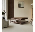 Table basse carree Achille en acacia massif