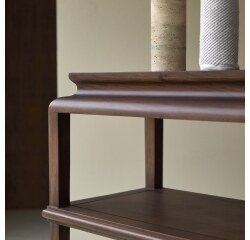 Console en acacia massif 100 cm achille