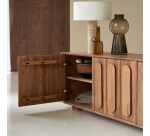 Meuble TV Olga en acacia massif 195 cm
