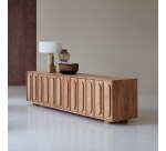 Meuble TV Olga en acacia massif 195 cm