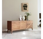 Meuble TV Gabrielle en manguier massif 140 cm