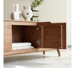 Meuble TV Gabrielle en manguier massif 140 cm