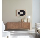 Meuble TV Gabrielle en manguier massif 160 cm