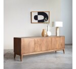 Meuble TV Gabrielle en manguier massif 160 cm